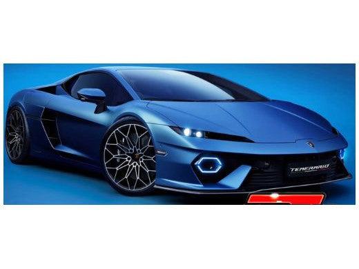 Lamborghini Temerario 2025 blue - 1:18 Scale Model Car-Bburago-Diecast Model Centre