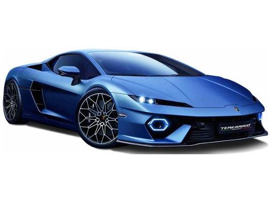 Lamborghini Temnerario Blue 1:24 Scale Bburago Diecast Model Car-Bburago-Diecast Model Centre