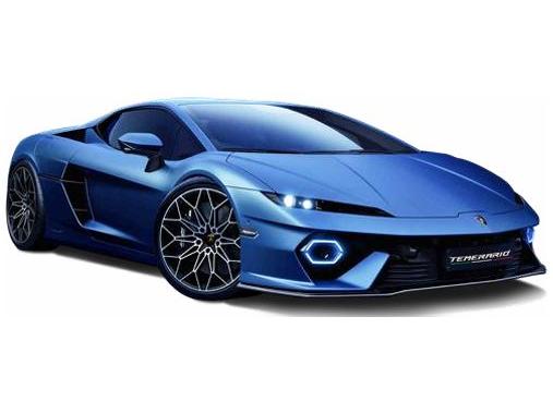 Lamborghini Temnerario Blue 1:43 Scale Bburago Diecast Toy Car-Bburago-Diecast Model Centre