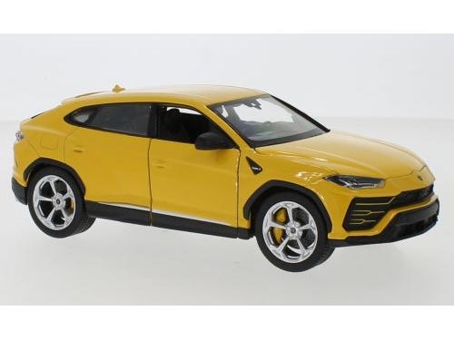 Lamborghini Urus Yellow 1:24 Scale Welly Diecast Model-Welly-Diecast Model Centre