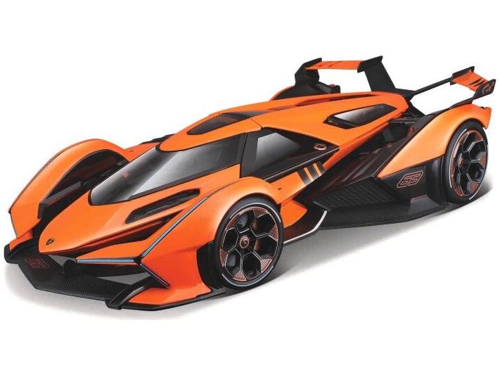 Lamborghini V12 Vision Grand Turismo Orange 2021 1:18 Scale Maisto Diecast Toy Car-Maisto-Diecast Model Centre