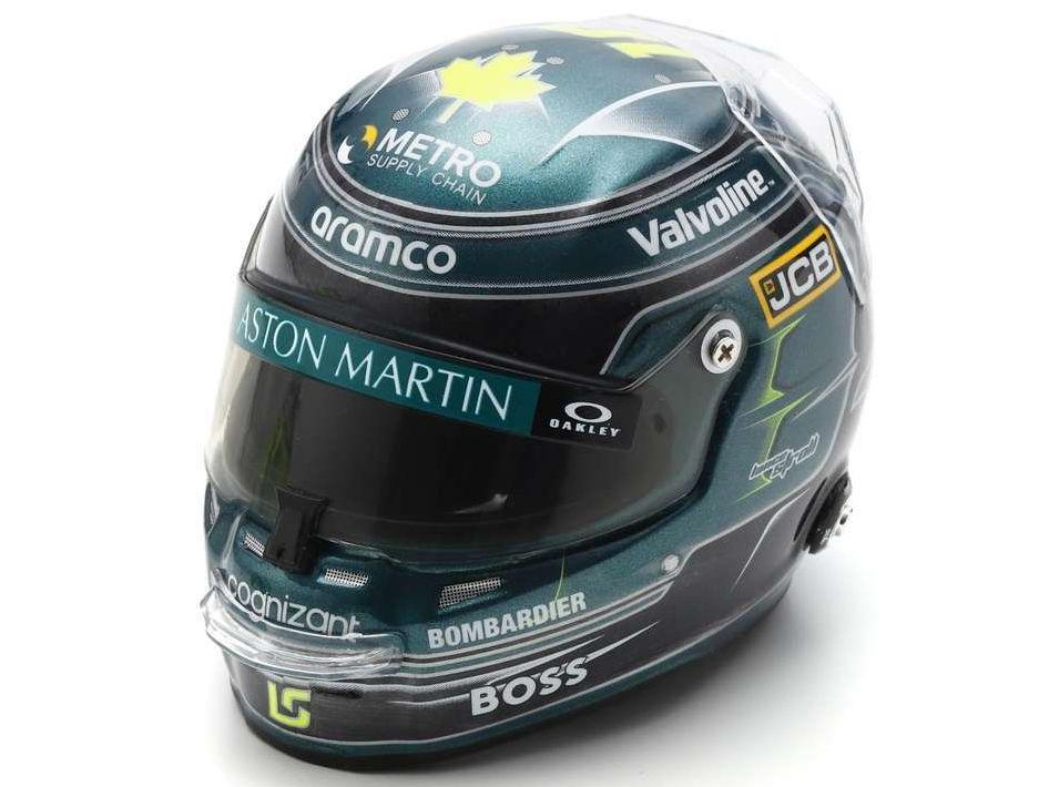 Lance Stroll F1 2024 Helmet 1:5 Scale Spark Resin Replica-Spark-Diecast Model Centre
