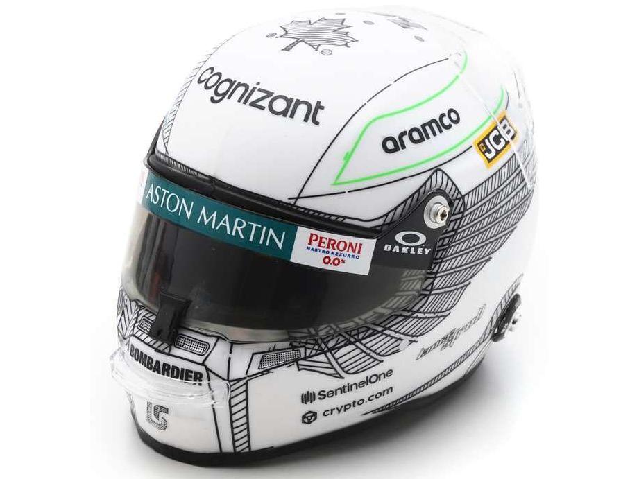 Lance Stroll F1 Japanese GP 2023 Helmet 1:5 Scale Spark Resin Replica-Spark-Diecast Model Centre