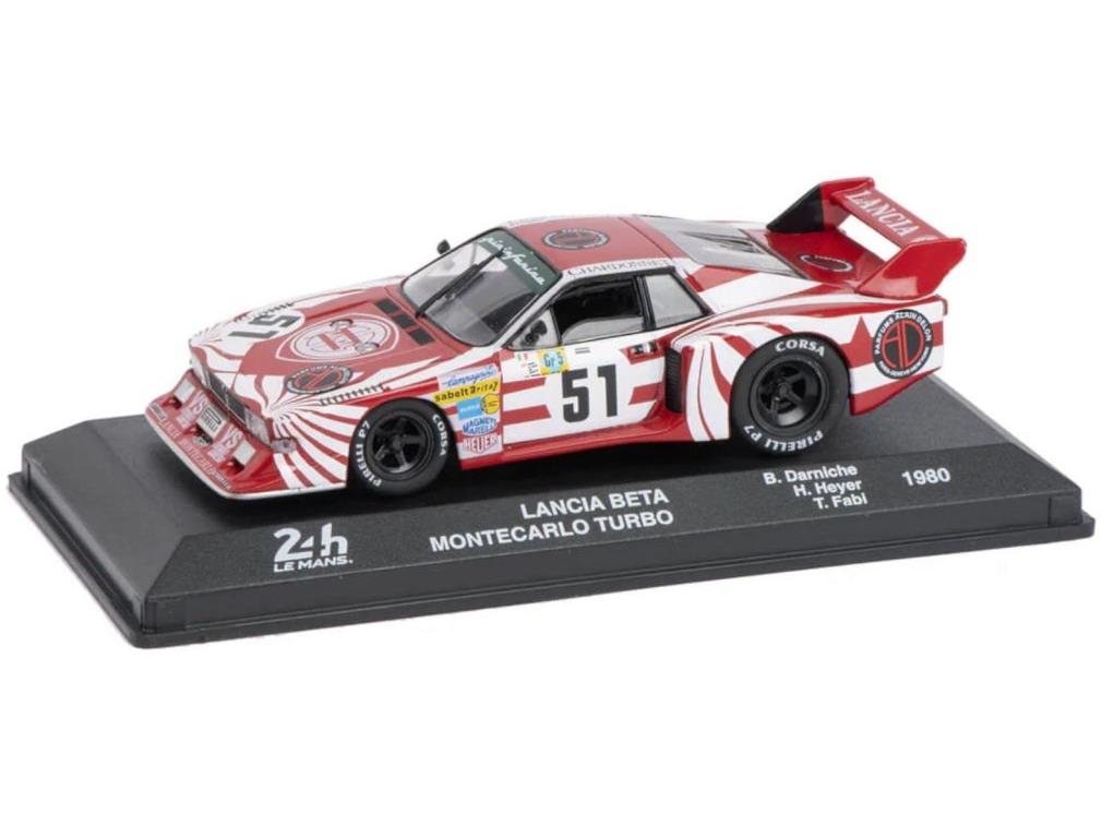 Lancia Beta Montecarlo Turbo #51 Derniche Heyer Fabi Le Mans 24H 1980 1:43 Scale Diecast Model Car-Unbranded-Diecast Model Centre