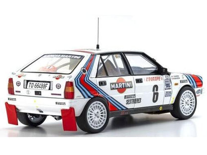 Lancia Delta HF 4WD Rally Monte Carlo 1987 Team Martini #6 1:18 Scale Diecast Model Car – Kyosho-Kyosho-Diecast Model Centre