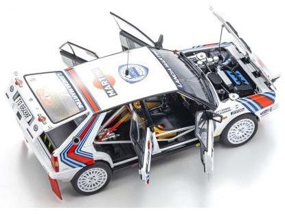 Lancia Delta HF 4WD Rally Monte Carlo 1987 Team Martini #6 1:18 Scale Diecast Model Car – Kyosho-Kyosho-Diecast Model Centre