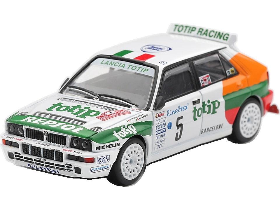 Lancia Delta HF Intergrale Evoluzione #5 Rallye Monte Carlo 1993 Blister Packaging 1:64 Scale Diecast Car – MINI GT-MINI GT-Diecast Model Centre