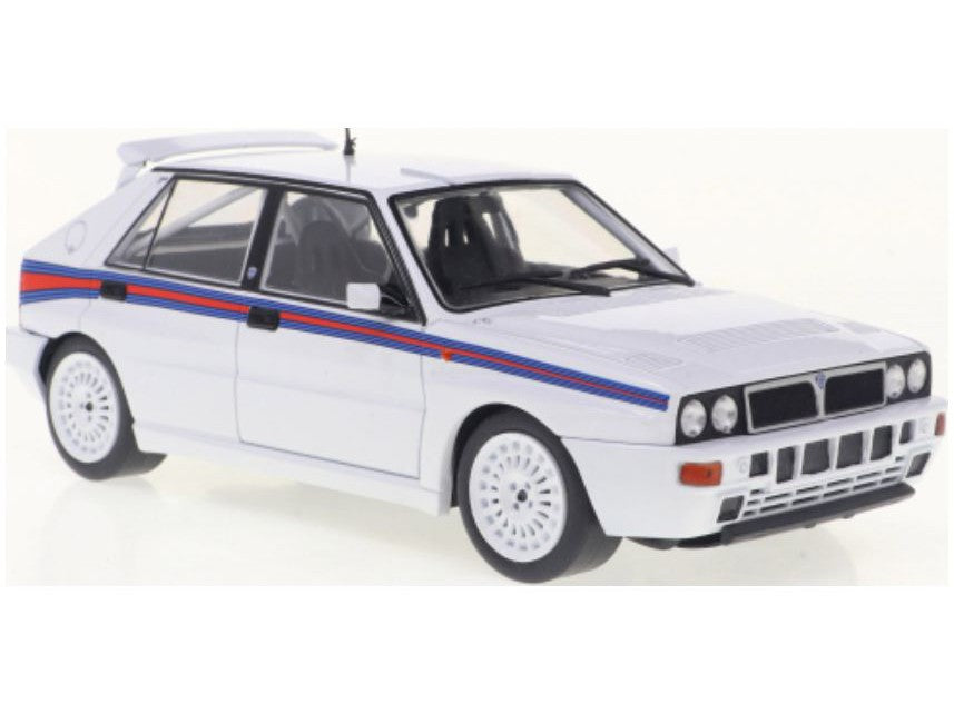 Lancia Delta Integrale 16V 1989 white - 1:24 Scale Model Car-WhiteBox-Diecast Model Centre