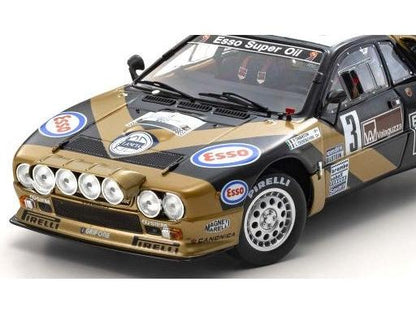 Lancia Rally 037 F. Tabaton Targa Florio 1985 Esso #3 1:18 Scale Diecast Model Car – Kyosho-Kyosho-Diecast Model Centre