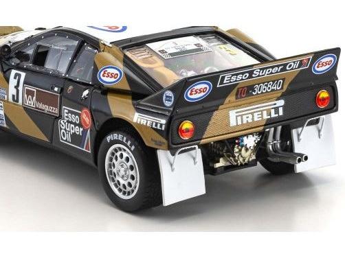 Lancia Rally 037 F. Tabaton Targa Florio 1985 Esso #3 1:18 Scale Diecast Model Car – Kyosho-Kyosho-Diecast Model Centre