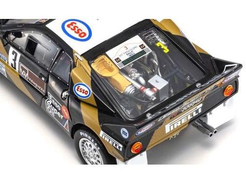 Lancia Rally 037 F. Tabaton Targa Florio 1985 Esso #3 1:18 Scale Diecast Model Car – Kyosho-Kyosho-Diecast Model Centre