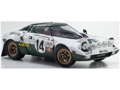 Lancia Stratos HF #14 Winner Monte Carlo Rally 1975 Sandro Munari 1:18 Scale Diecast Car – Kyosho-Kyosho-Diecast Model Centre