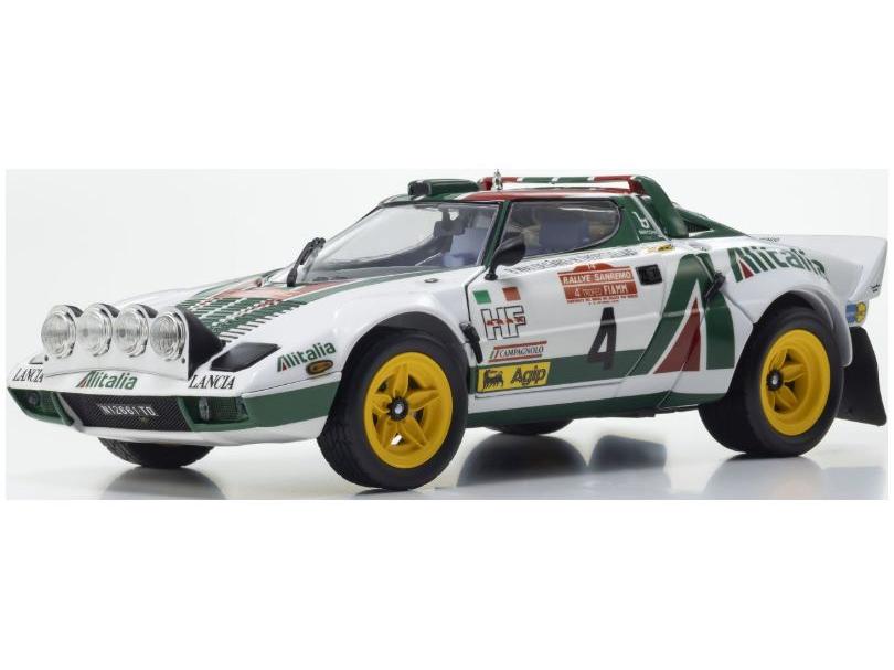 Lancia Stratos HF #4 Winner San Remo Rally 1976 Björn Waldegård 1:18 Scale Diecast Car – Kyosho-Kyosho-Diecast Model Centre