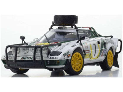 Lancia Stratos HF #7 3rd Safari Rally 1977 Sandro Munari 1:18 Scale Diecast Car – Kyosho-Kyosho-Diecast Model Centre
