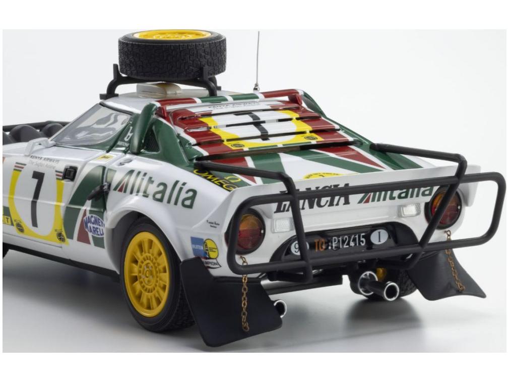 Lancia Stratos HF #7 3rd Safari Rally 1977 Sandro Munari 1:18 Scale Diecast Car – Kyosho-Kyosho-Diecast Model Centre