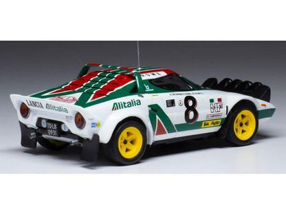 Lancia Stratos HF #8 Lancia Alitalia Monte Carlo 1976 R.Pinto/A.Bernacchini 1:43 Scale IXO Diecast Model Car-IXO-Diecast Model Centre