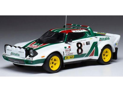 Lancia Stratos HF #8 Lancia Alitalia Monte Carlo 1976 R.Pinto/A.Bernacchini 1:43 Scale IXO Diecast Model Car-IXO-Diecast Model Centre