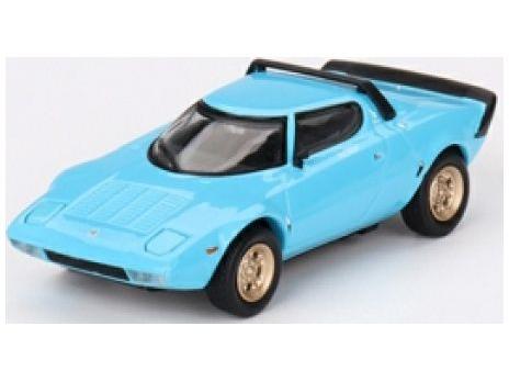 Lancia Stratos HF Stradale Azzuro Chiaro (LHD) 1:64 Scale MINI GT Diecast Model-MINI GT-Diecast Model Centre