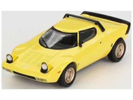 Lancia Stratos HF Stradale Giallo Fly - 1:64 Scale Diecast Model Car-MINI GT-Diecast Model Centre