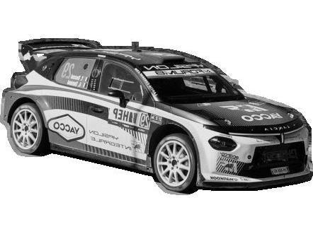 Lancia Ypsilon HF Rally2 WRC2 #28 Rally Croatia 2026 N.Gryazin/K.Aleksandrov 1:43 Scale Diecast Car – IXO-IXO-Diecast Model Centre