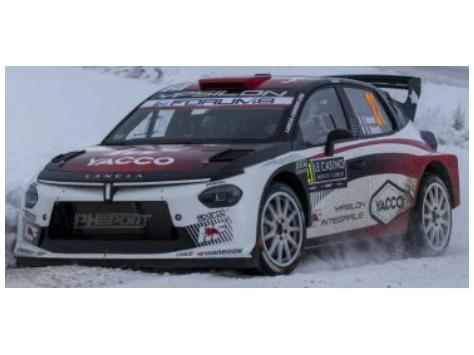 Lancia Ypsilon Rally2 HF Integrale Rallye Monte Carlo 2026 #21 Y.Rossel/A.Dunand 1:43 Scale IXO Diecast Model Car-IXO-Diecast Model Centre