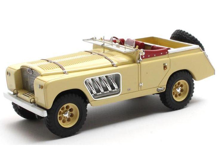 Land Rover 109 Bell Aurens Longnose Yellow Open 1:43 Scale Matrix Resin Model Car-Matrix-Diecast Model Centre