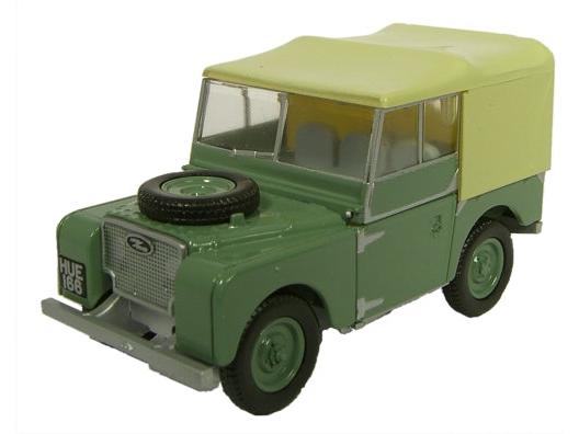 Land Rover 80 S1 (HUE) Sage Green 1:76 Scale Diecast Model Car – Oxford Diecast-Oxford Diecast-Diecast Model Centre