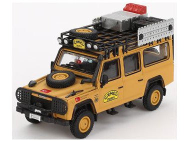 Land Rover Defender 110 1989 Camel Trophy Amazon Team Turkey - 1:64 Scale Model Car-MINI GT-Diecast Model Centre