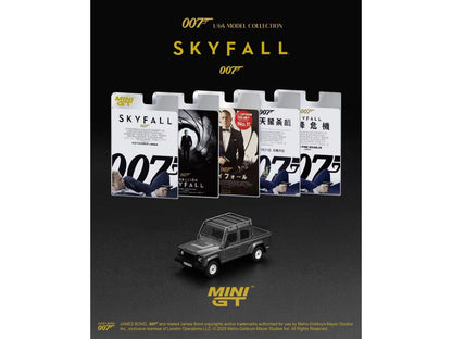 Land Rover Defender 110 Crew Cab Skyfall (LHD) Traditional Chinese Blister Packaging 1:64 Scale Diecast Model Car – MINI GT-MINI GT-Diecast Model Centre