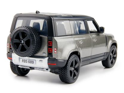 Land Rover Defender 110 grey 1:24 Scale Model Car