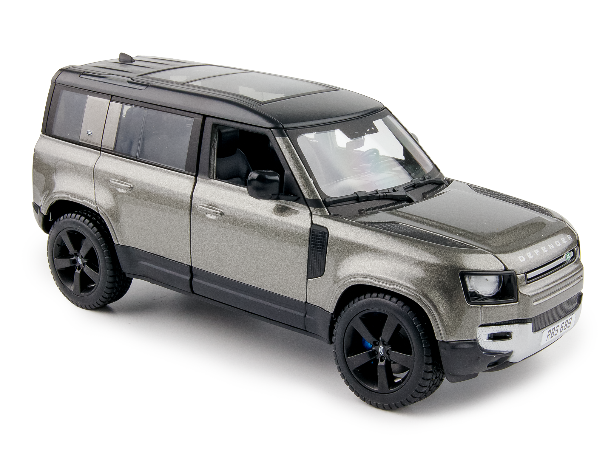 Land Rover Defender 110 grey 1:24 Scale Model Car