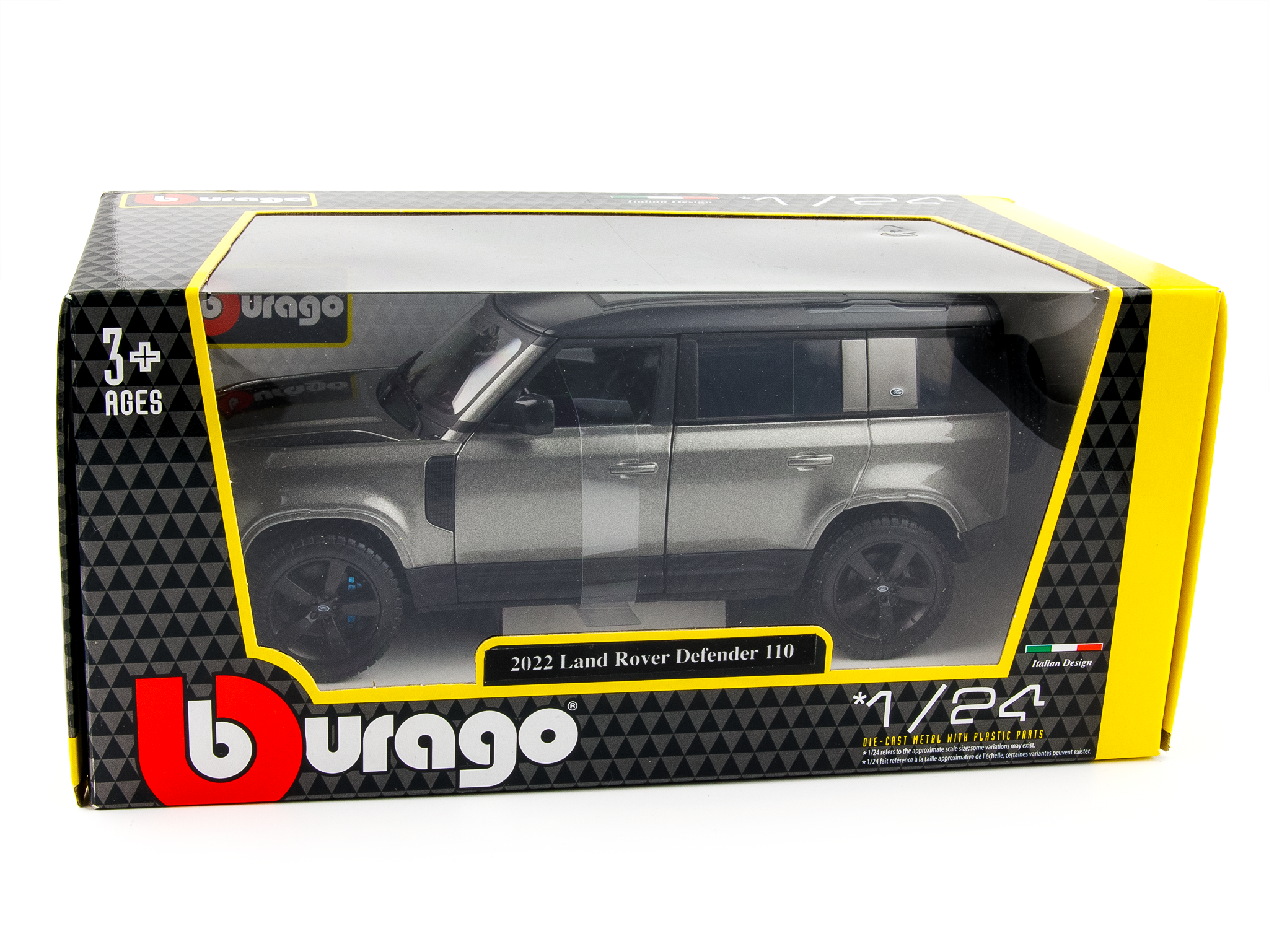 Land Rover Defender 110 grey 1:24 Scale Model Car