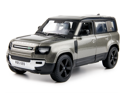 Land Rover Defender 110 grey 1:24 Scale Model Car