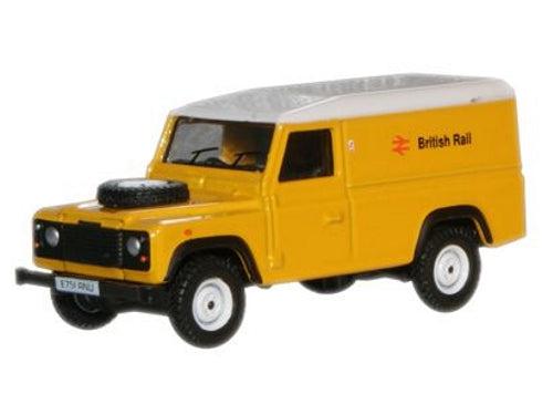 Land Rover Defender British Rail 1:76 Scale Diecast Model Car – Oxford Diecast-Oxford Diecast-Diecast Model Centre