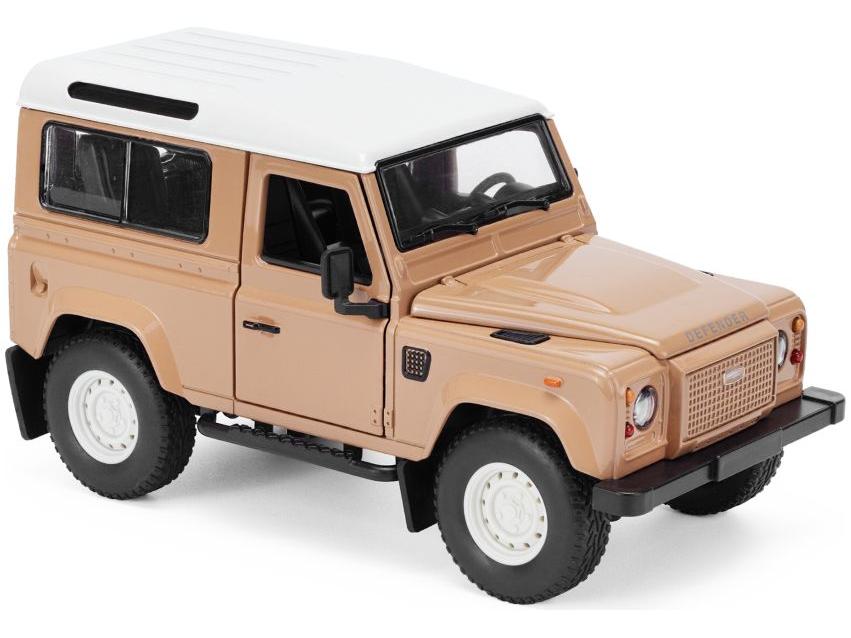 Land Rover Defender Tan 1:24 Scale CMJ - Jian Feng Juan Toys Diecast Model Car-CMJ - Jian Feng Juan Toys-Diecast Model Centre