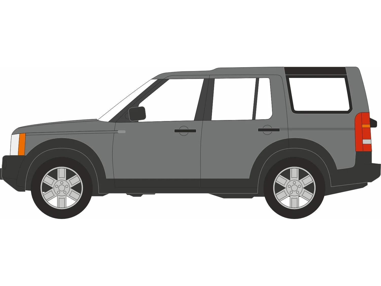 Land Rover Discovery 3 Stornoway Grey 1:76 Scale Diecast Car – Oxford Diecast-Oxford Diecast-Diecast Model Centre