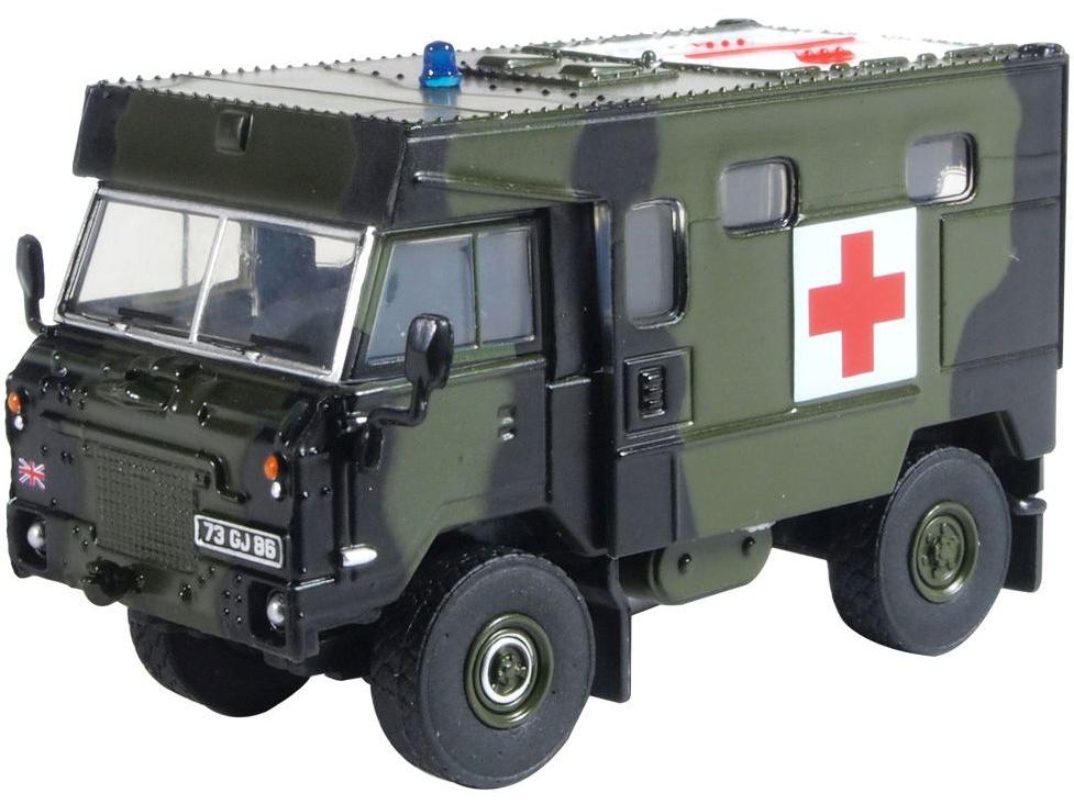 Land Rover FC Ambulance BAOR (British Army of the Rhine) 1990 1:76 Scale Diecast – Oxford Diecast-Oxford Diecast-Diecast Model Centre