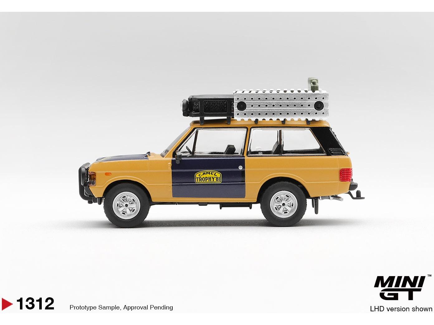Land Rover Range Rover 1981 Camel Trophy Sumatra H.Fischer/W.Bays (LHD) Blister Packaging 1:64 Scale Diecast Model Car – MINI GT-MINI GT-Diecast Model Centre