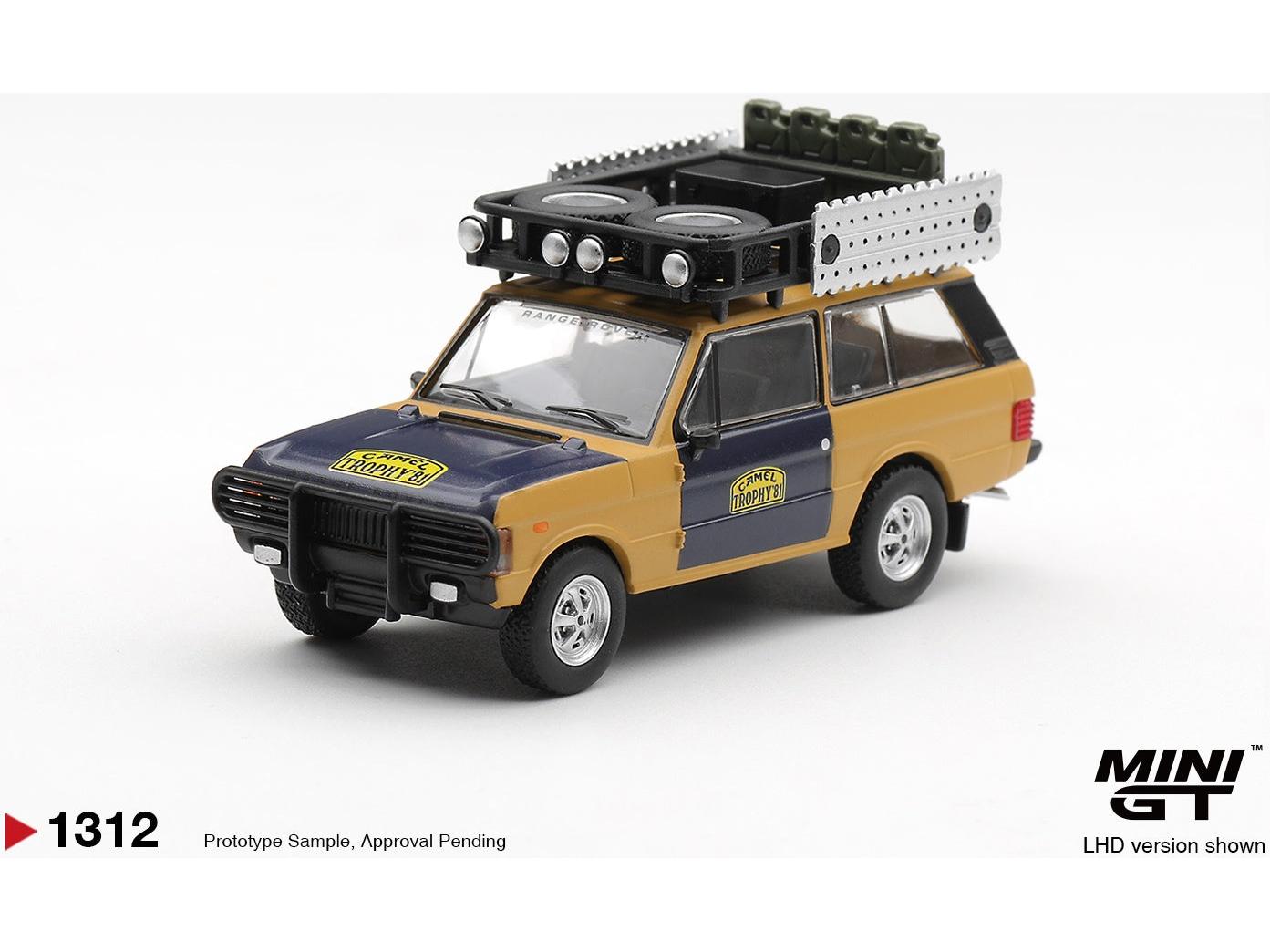 Land Rover Range Rover 1981 Camel Trophy Sumatra H.Fischer/W.Bays (LHD) Blister Packaging 1:64 Scale Diecast Model Car – MINI GT-MINI GT-Diecast Model Centre