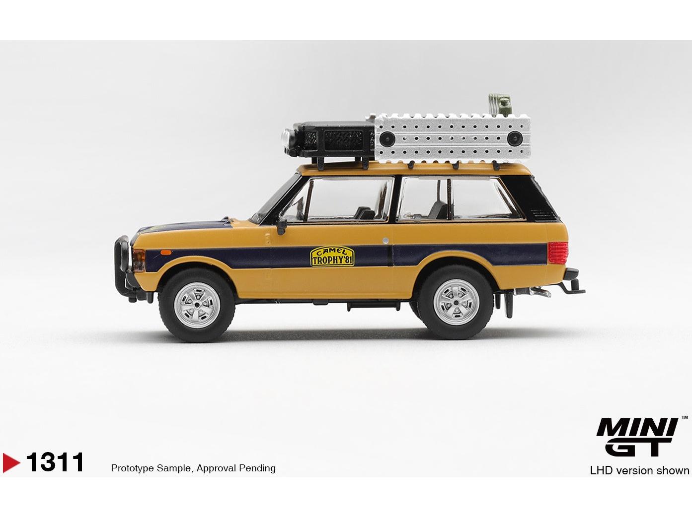 Land Rover Range Rover 1981 Camel Trophy Sumatra N.Sudmann/F.Hofmann (LHD) Blister Packaging 1:64 Scale Diecast Model Car – MINI GT-MINI GT-Diecast Model Centre