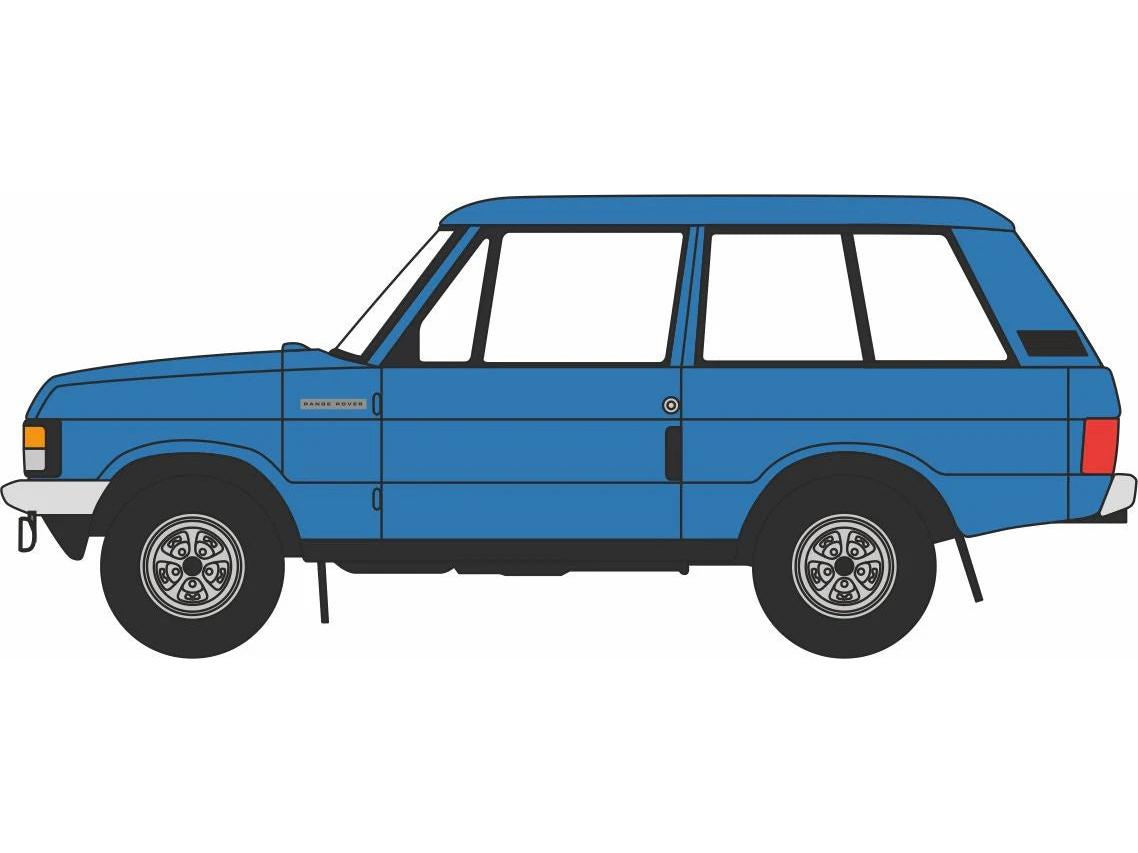 Land Rover Range Rover Classic Tuscan Blue 1:76 Scale Diecast Car – Oxford Diecast-Oxford Diecast-Diecast Model Centre