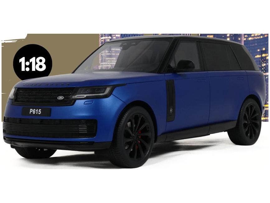 Land Rover Range Rover P615 SV Blue 2024 1:18 Scale GT Spirit Resin Model Car-GT Spirit-Diecast Model Centre
