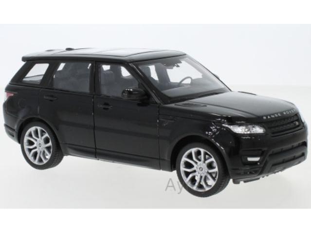 Land Rover Range Rover Sport Black 1:24 Scale Welly Diecast Model-Welly-Diecast Model Centre