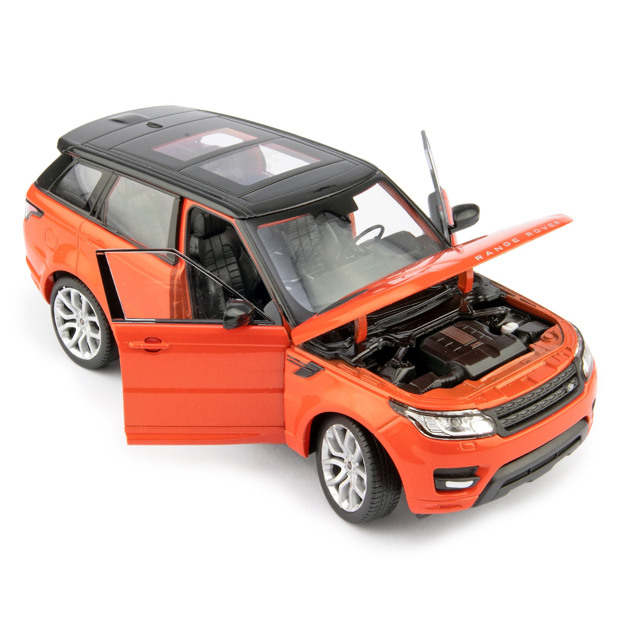Land Rover Range Rover Sport Chili Red (Orange) 1:24 Scale Welly Diecast Model