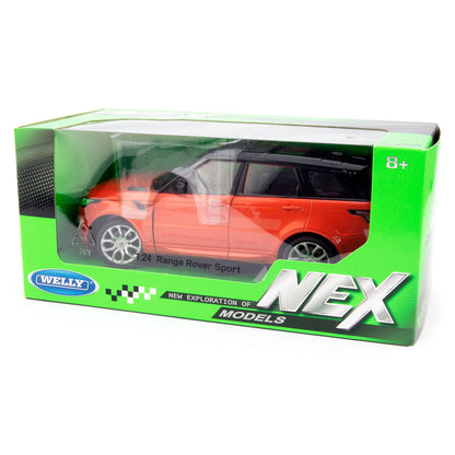 Land Rover Range Rover Sport Chili Red (Orange) 1:24 Scale Welly Diecast Model