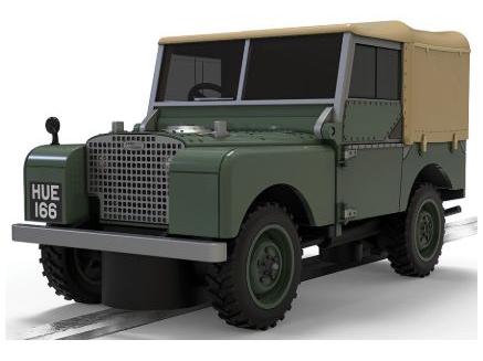 Land Rover Series 1 - HUE166 in Clear Box 1:32 Scale Scalextric-Scalextric-Diecast Model Centre