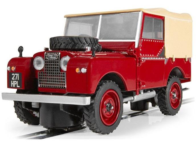 Land Rover Series 1 Poppy Red 1:32 Scale Scalextric Slot Racing Car-Scalextric-Diecast Model Centre