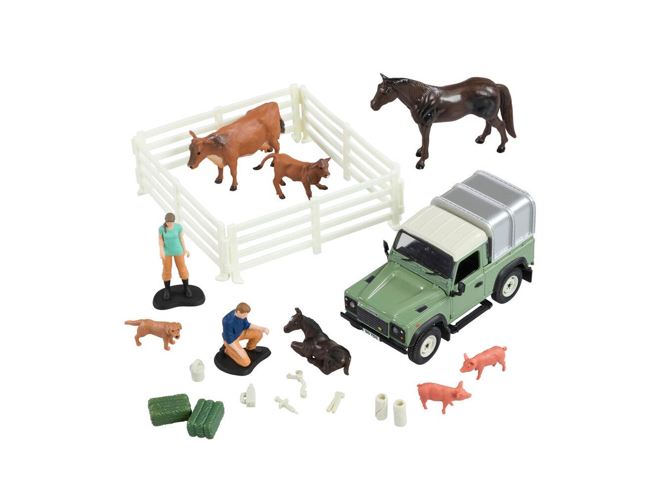 Land Rover Vet Set 1:32 Scale Britains-Britains-Diecast Model Centre