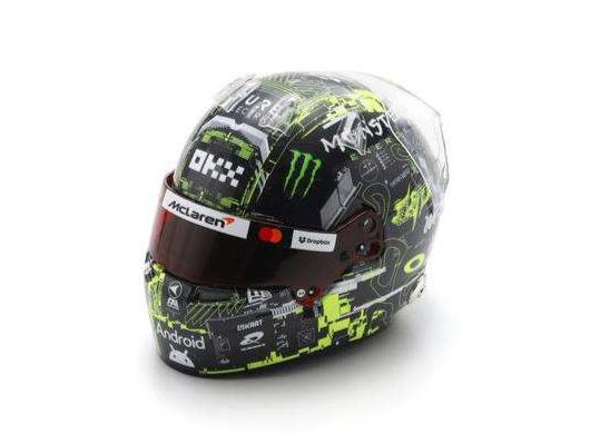 Lando Norris F1 2025 Test Helmet 1:5 Scale Spark Resin Replica
