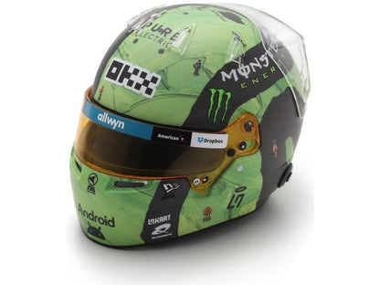 Lando Norris F1 Las Vegas GP 2025 Helmet 1:5 Scale Resin Replica – Spark-Spark-Diecast Model Centre